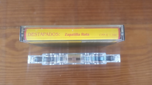 Destapados - Zapatilla Rota - Cassette (nuevo). Cuarteto