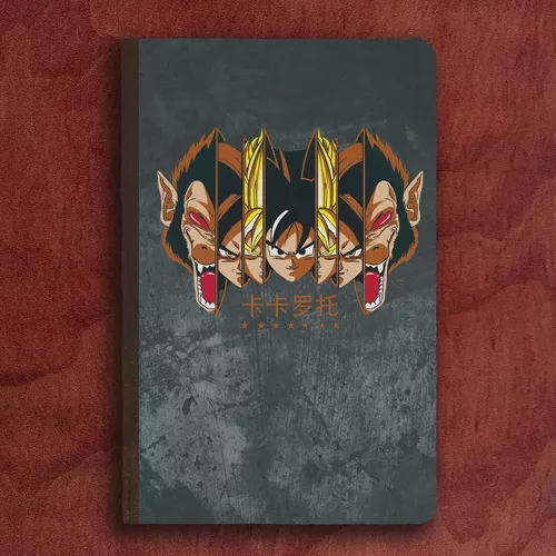 Libreta Personalizada Con 100 Hojas Dragon Ball Goku Vegeta