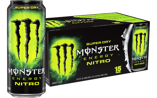 Nitro Super Dry - Bebida Energética De Máxima Potencia, Lata