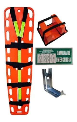 Camilla Emergencia Polietileno Fell+señalización+arnés Refle