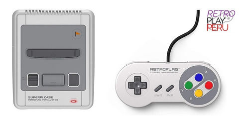 Carcasa Retroflag Superpi Raspberry Pi + Control Snes Jp