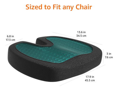 Cojín Cómodo For Silla De Oficina - Espuma Viscoelástica