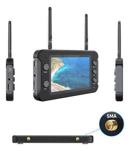 Monitor Fpv Sologood De 4,3 Pulgadas Con Dvr De 5,8 Ghz, 40