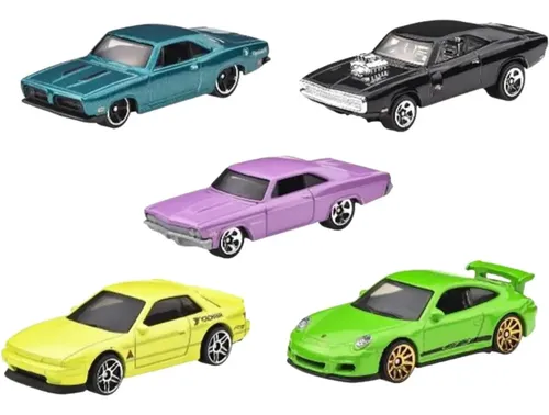 Carrinho Hot Wheels Pack Five (5) Fast & Furious 2025 Jbj80