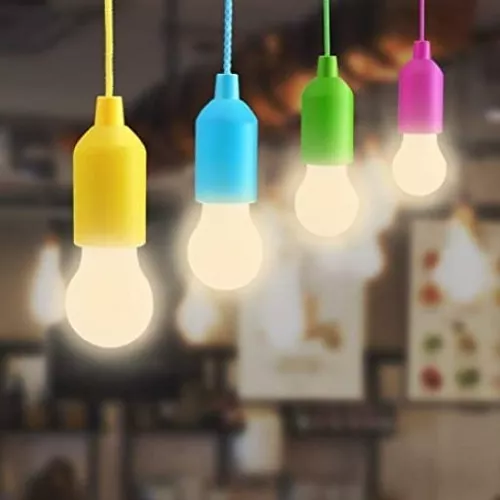 10 bombillas LED decorativas, Colgante, Iluminación a pilas