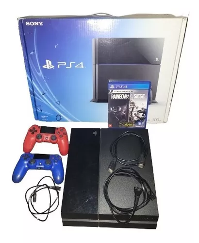 Playstation 4 Sony Standard 500GB Preto KaBuM