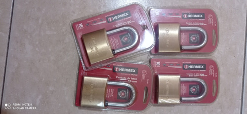 Candado De Arco 50mm Tipo Cisa Seguridad Hermex 