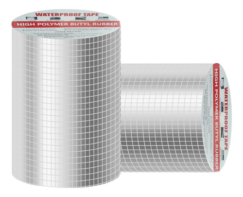Membrana Butilo Adhesiva Fibrada 20 Cm X 5 Mts