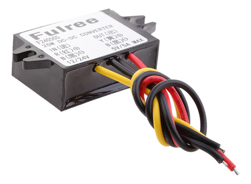 12v / 24v A 5v 5a 25w Led Carro Fonte De Alimentação À
