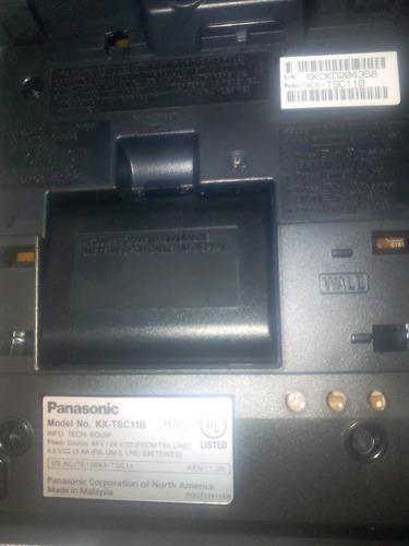 Imagen 4 de 4 de Telefono Panasonic Kx-tsc11b Para Oficinas Y El Hogar