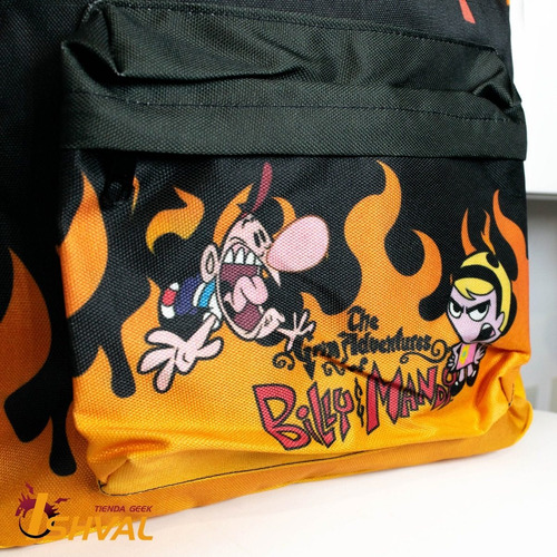 Imagen 5 de 5 de Mochila - Cartoon Network - Billy Y Mandy - Licencia Oficial