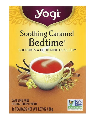 Yogi Tea - Té De Caramelo Calmante Sin Cafeína 30g