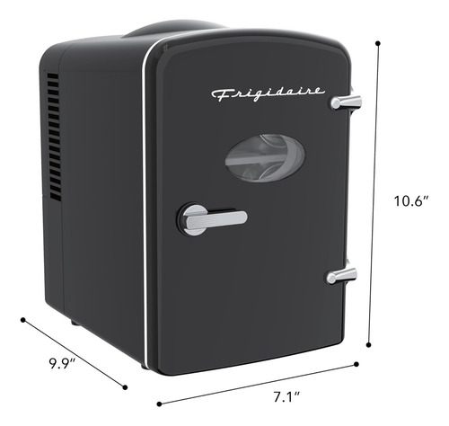 Frigidaire Efmis137 Mini Refri Negro 6 Latas Negro