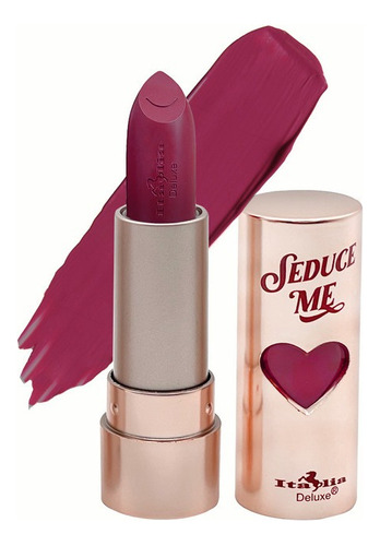 Labial Italia Deluxe Seduce Me Satin Lipstick Labial Satinado Seduce Me Color 14 Berry Lust Satinado