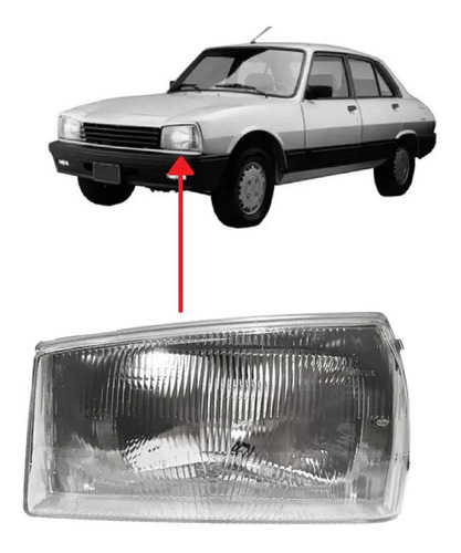 Optica Peugeot 504 1992 1993 1994 1995 Srx Izquierdo