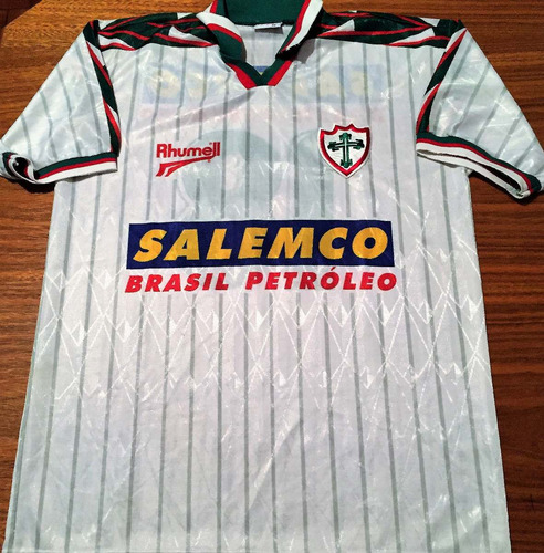 Camisa Portuguesa 1998 Usada Jogo #18 Rhummel Branca