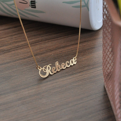 Colar Corrente Com Nome Personalizado - Rebeca