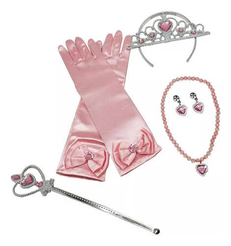 Lucke Of Accessories Para Niñas, Vestido De Princesa, Guante