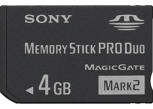 Memory Stick Pro Duo Sony 4gb, Cartão Memoria Maquina Fotos