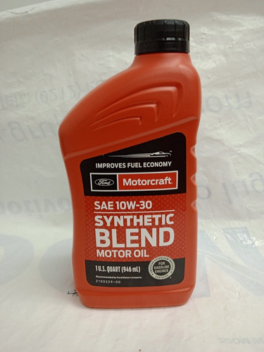 Aceite 10w30 Semi-sintético Motorcraft Original 