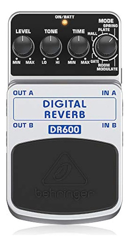 Behringer Dr600 Reverb Digital Estéreo Digital Efecto De Ped