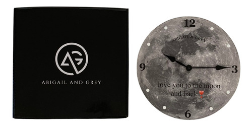 Reloj De Pared Love You To The Moon And Back De  Incluy...