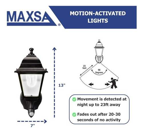 Lámpara De Pared Led Con Sensor De Movimiento, Batería, 6500