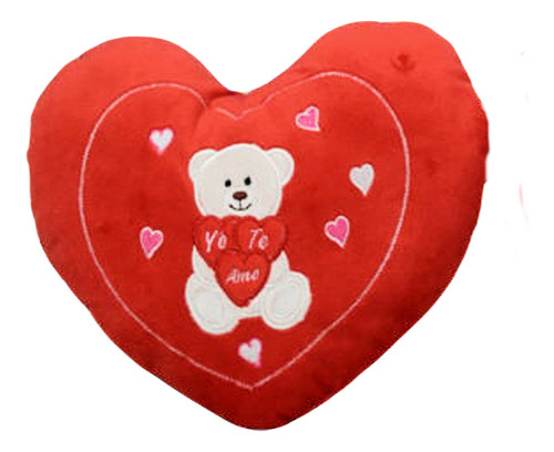 Corazon De Peluche Bordado Yo Te Amo Ideal San Valentin