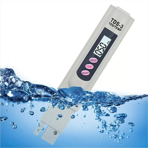Imagen 4 de 8 de Medidor Tds De Calidad De Agua Solidos Ppm 2 En 1 Termómetro