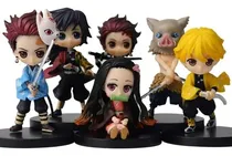 Comprar 6 Piezas Anime Demon Slayer Colección Figuras De Juguete