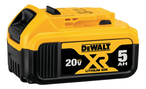 Imagen 2 de 5 de Starter Kit Batería 20v 5.0 Ah + Cargador Dewalt Dcb205-k3