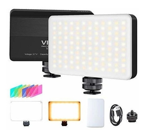 Vijim Vl120 Luz De Video Led En Cámara, Mini Luz De Cámara L