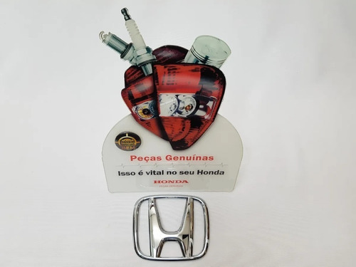 Emblema Grade Dianteira (h) - Honda Fit 2015