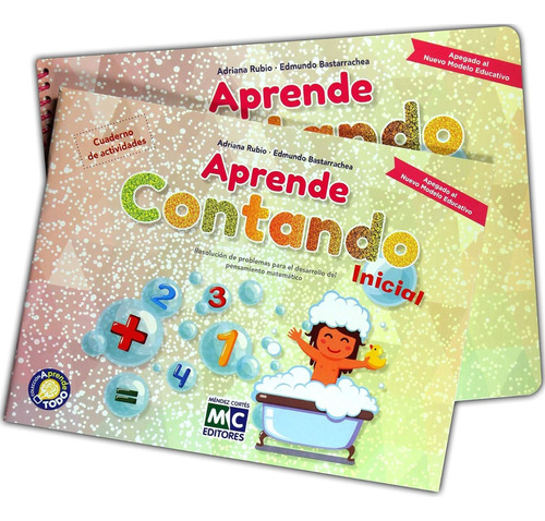 Aprende Contando Inicial + Cuaderno De Actividades, De Adriana Rubio Sosa. Editorial Mc Editores, Tapa Blanda, Edición 1ra En Español, 2018