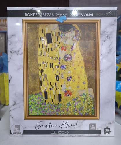 Rompecabezas 1000 Piezas Arte El Beso Gustav Klimt
