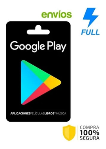 Imagen 4 de 4 de Google Play $100 Pesos, Entrega 9am-11pm