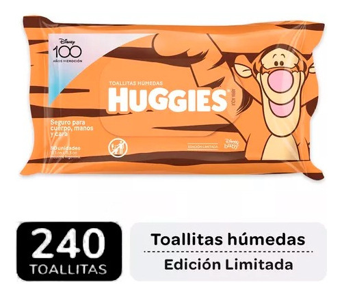 Toallas Humedas Huggies Cuidado 4 En 1 X80 Pack X 3