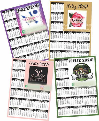 Imanes Laminados Calendario Almanaque 10 X 7cm X 100uni