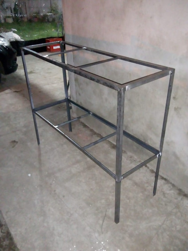 Estanteria Baja Desayunador Solo Estructura Hierro