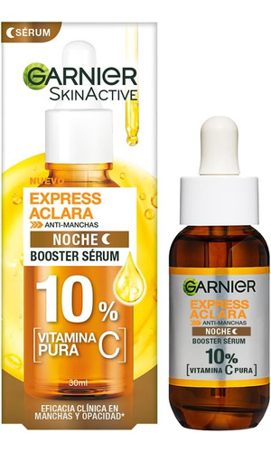 Garnier Exp. Aclara Serum Noche Antimanchas Vitamina C 30ml