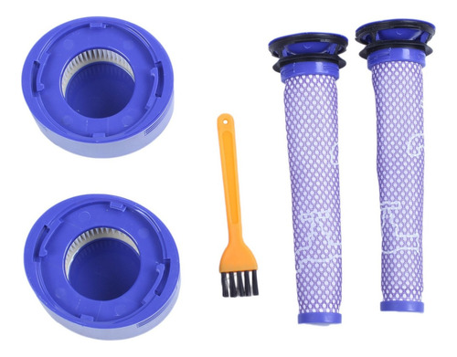 Paquete De 2 Repuestos Para Prefiltro Dyson V8+filtro Hepa P