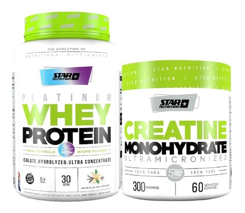 Premium Whey Proteina 2lb+creatina Monohydrate 300g