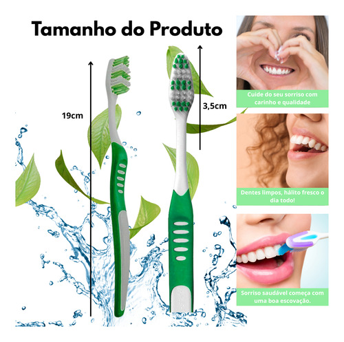 60 Escova De Dente C/ Protetor De Cerdas Atacado