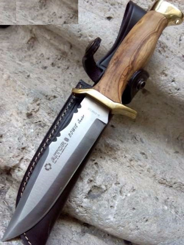 Imagen 5 de 7 de Cuchillo Aitor Bowie Junior Hoja 15cm Mango Olivo Acero Inox