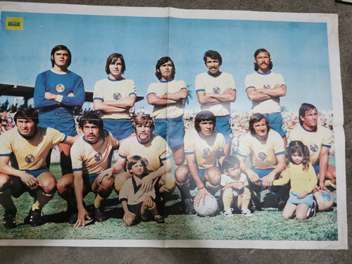 Póster Antiguo De Fútbol Club América