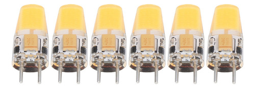 6pcs Gy6.35 Bombilla 5w Ac Dc12v Cob Bombilla De Ahorro De E