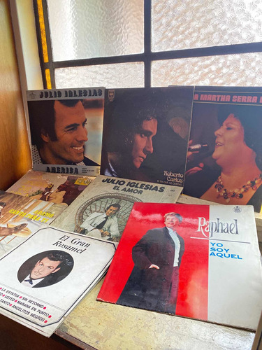 Lote 8 Discos De Vinilo De Música En Español