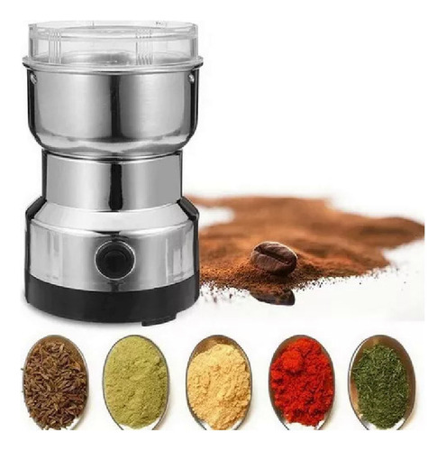 A Molino De Especias, Café, Almendras, Granos, Chile, Doble