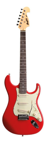 Guitarra elétrica Tagima Memphis MG-32 stratocaster de  tília vintage red com diapasão de pau-rosa