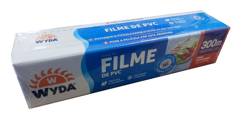 Filme Pvc Com Trilho Serrilha 28x300m Wyda 